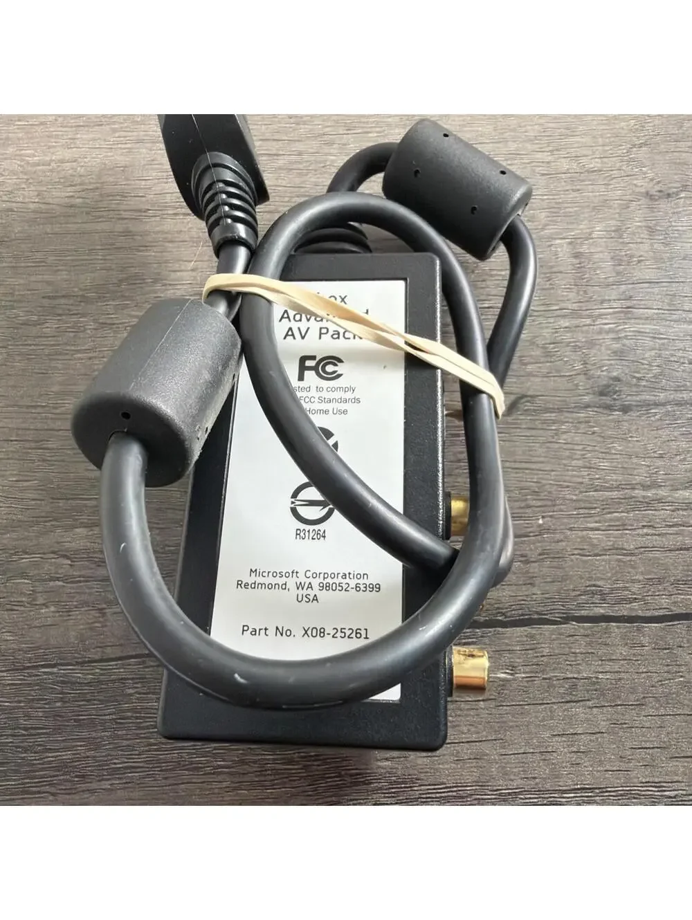 Original Xbox Advanced AV Pack Adapter X08-25261 OEM